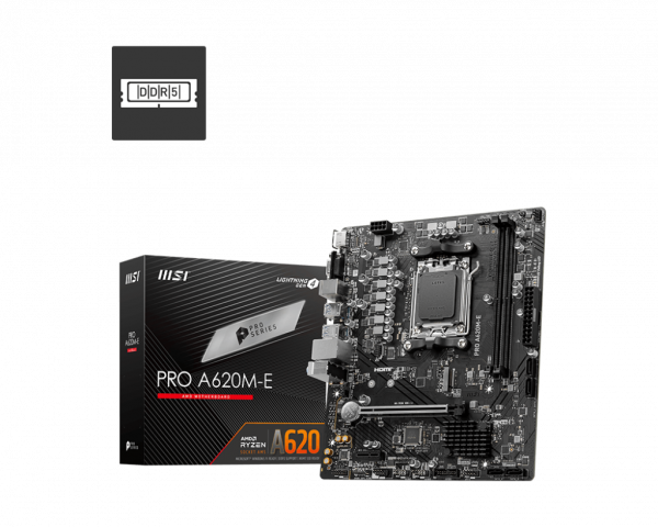Placa de baza MSI PRO A620M-E AM5