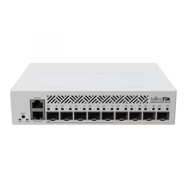 MIKROTIK 1G 5S 4S+ INDOOR SWITCH POE, CRS310-1G-5S-4S+IN, Procesor: 800
