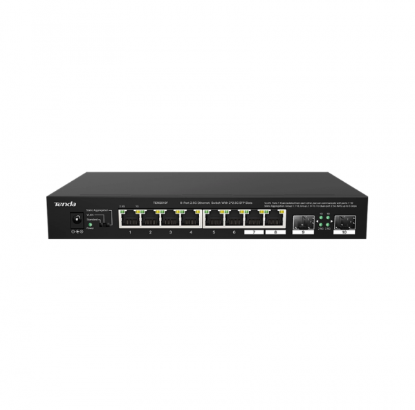 Tenda 8-Port 2.5G Ethernet Switch, Standarde retea:  IEEE 802.3,