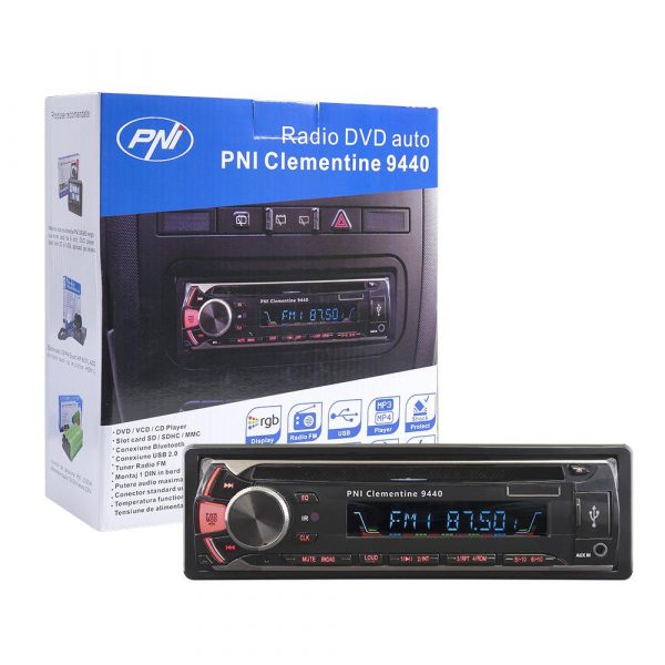 Radio DVD auto PNI Clementine 9440 1 DIN radio FM,