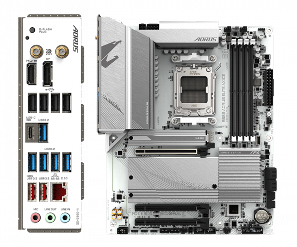 Placa de baza Gigabyte B650 AORUS ELITE AX ICE AM5 - imagine 4