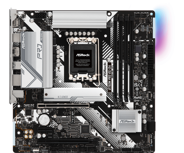Placa de baza Asrock B760M Pro RS LGA1700, 4x DDR4 - imagine 3