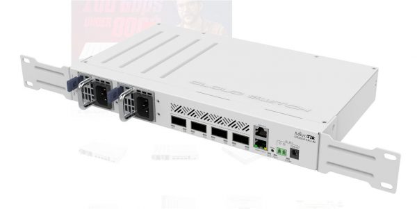 SWITCH MIKROTIK CRS504-4XQ-IN, 1 x 10/100Mbps, 4 x 100 QSFP28 - imagine 5