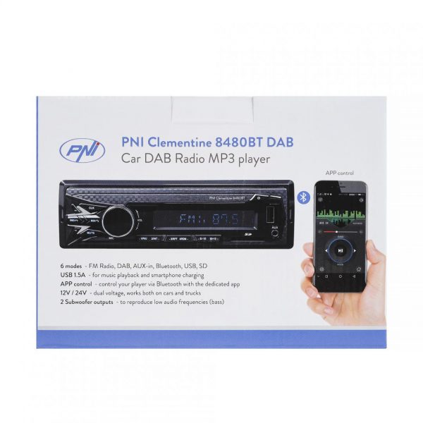 DAB si RDS radio MP3 player auto PNI Clementine 8480BT - imagine 9