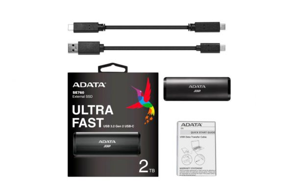 SSD Extern ADATA SE760  2TB  Negru  USB - imagine 7