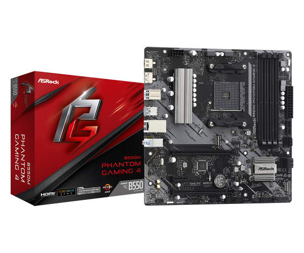 Placa de baza ASRock B550M Phantom Gaming 4, Socket AM4 - imagine 3