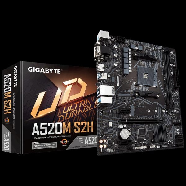 Placa de baza Gigabyte A520M DS3H, Socket AM4