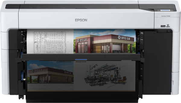 EPSON SC-T7700D A0 LARGE FORMAT PRINTER, 6 culori, viteza printare