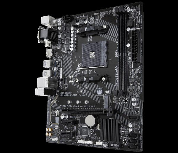 Placa de baza Gigabyte, GA-A320M-S2H, Socket AM4 - imagine 4