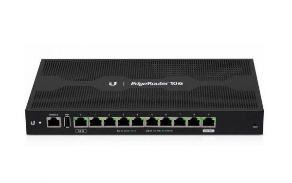 Ubiquiti EdgeRouter ER-10X, 10x Gigabit LAN, 10 Gigabit RJ45 ports