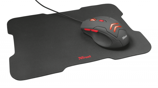 Kit Trust Ziva 4-in-1 Gaming Bundle, contine mouse, tastatura, mousepad - imagine 4