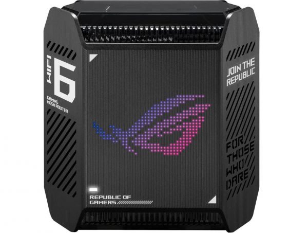 Router Wireless Asus GT6(B-1-PK)Black, tri-band, WI-FI 6, Standard retea: WiFi
