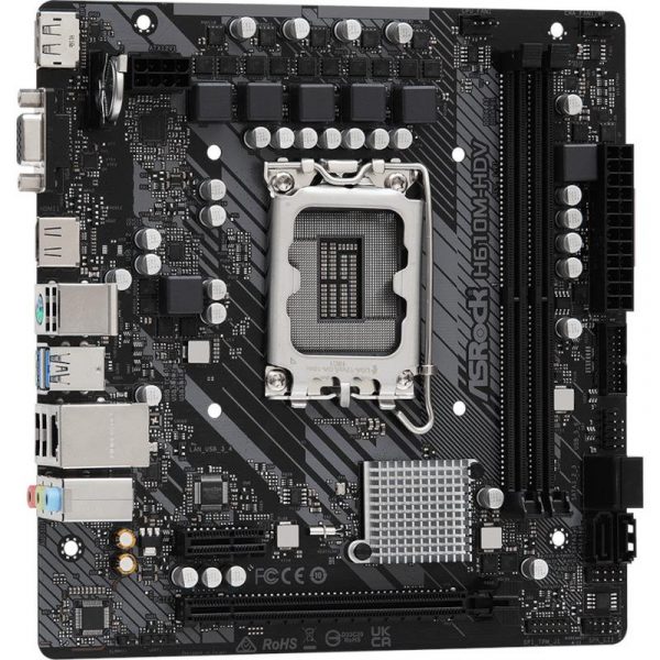 Placa de baza Asrock H610M-HDV D4, LGA 1700 - imagine 3