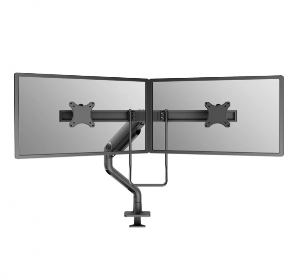 Brat dublu monitor Neomounts DS75S-950BL2; pentru display-uri cu diagonale 17"-32",