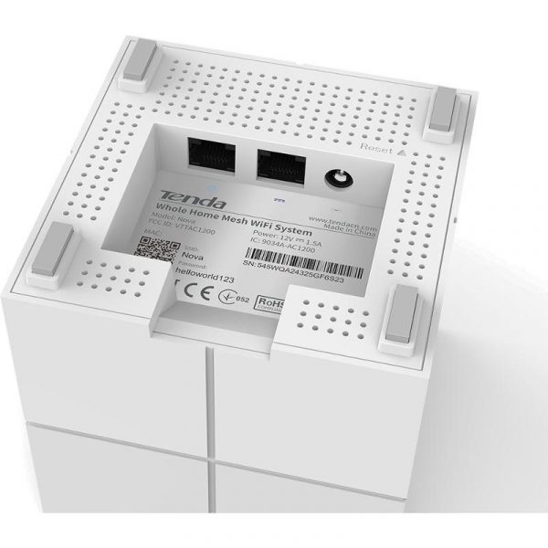 Router Wireless Tenda Nova MW6, AC1200, Wi-Fi 5, Dual-Band, Gigabit - imagine 3