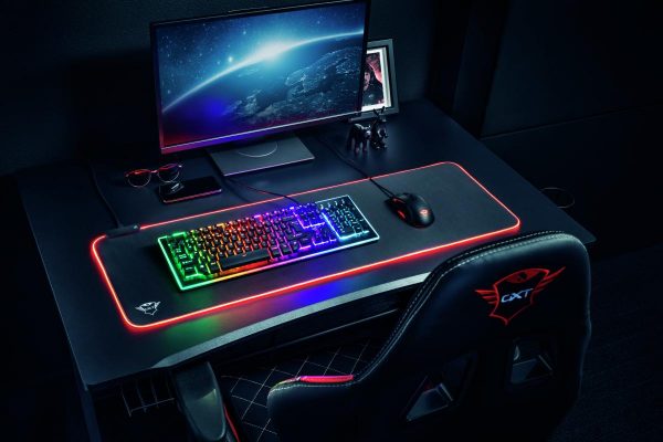 Mouse pad Trust GXT 764 Glide-Flex Flexible RGB, XXL, negru - imagine 12