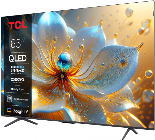 Televizor TCL QLED 65T8C, 164 cm, Smart Google TV, 4K - imagine 4