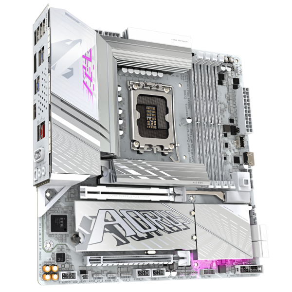 Placa de Baza GIGABYTE Z890M AORUS ELITE WIFI7 ICE LGA1851 - imagine 4