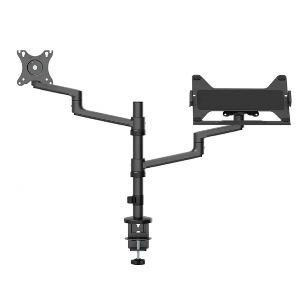 Suport dublu laptop de birou Neomounts DS20-425BL2; pentru display-uri cu - imagine 4
