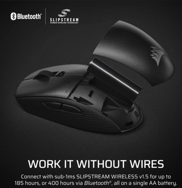 Mouse Gaming CORSAIR M55 WIRELESS - imagine 6
