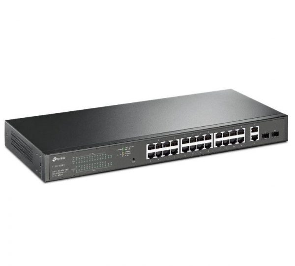 "28-Port Gigabit Easy Smart Switch with 24-Port PoE+ PORT: 24× - imagine 3