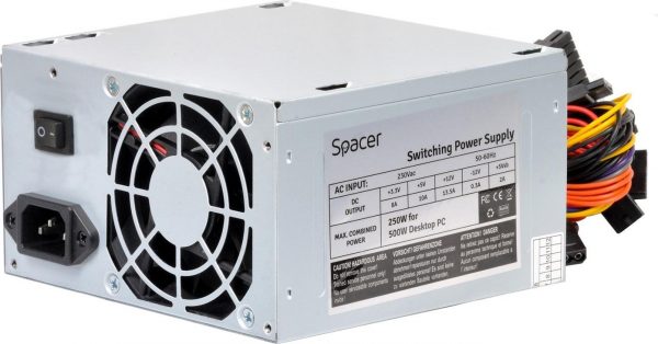 Sursa Spacer ATX 500, 250W for 500 Desktop PC, „SPS-ATX-500”