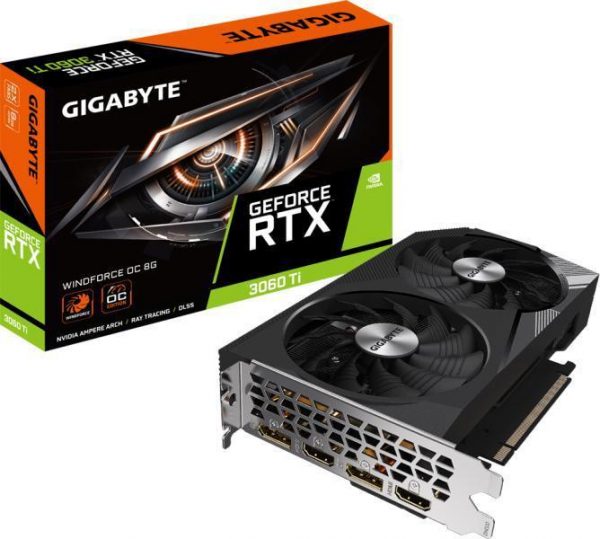 Placa video GIGABYTE GeForce RTX 3060 Ti WINDFORCE OC LHR