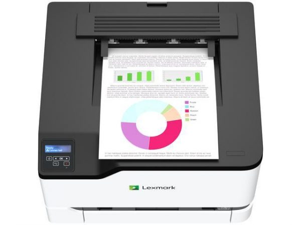 Imprimanta laser color Lexmark CS331dw, A4, Grup de lucru mic,Afişaj - imagine 6