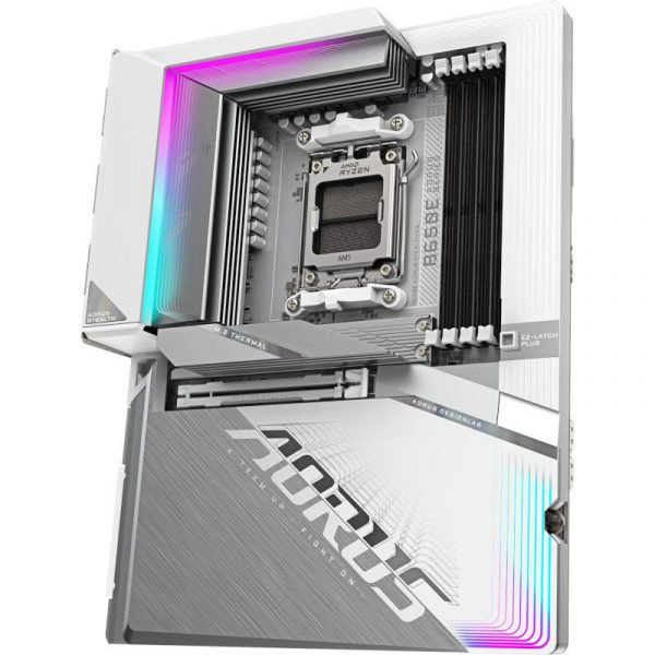 Placa de Baza GIGABYTE B650E AORUS STEALTH ICE AM5 - imagine 5