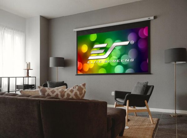 Ecran proiectie electric, perete/tavan, 299 x 168 cm, EliteScreens VMAX135XWH2-E24,Format