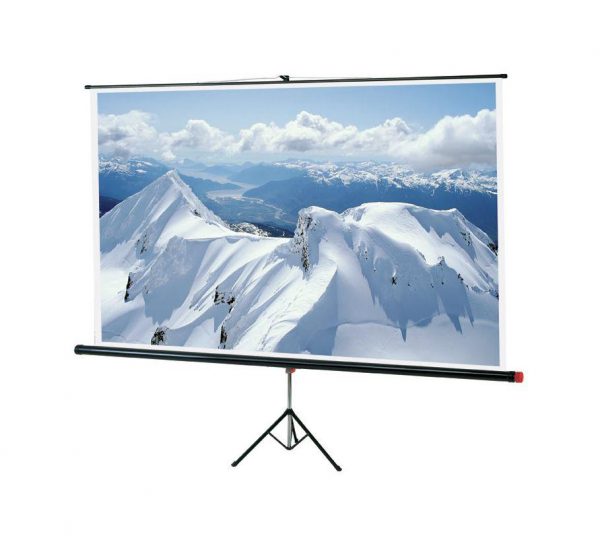 Ecran de proiectie cu trepied Sopar Junior, manual, podea, 125cm