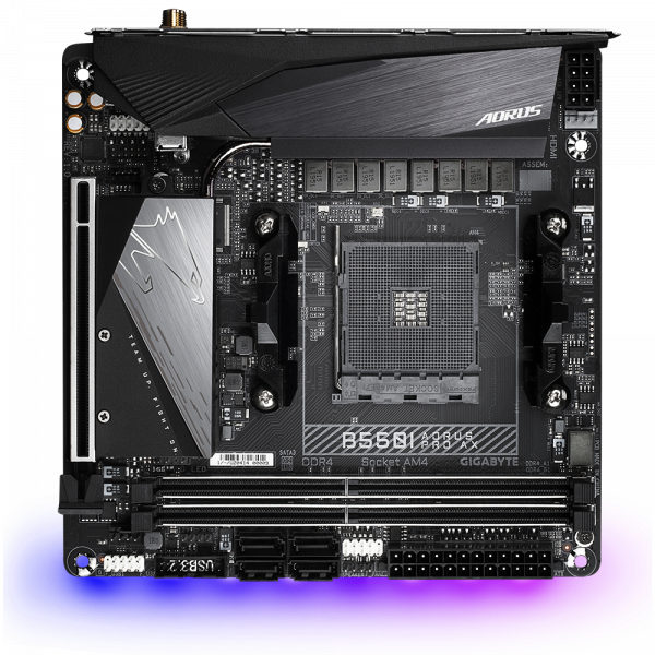 Placa de baza Gigabyte B550I AORUS PRO AX AM4 - imagine 3