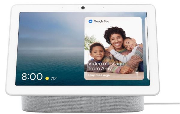 Boxa inteligenta Google Nest Hub Max, HD touchscreen 10", Camera - imagine 3