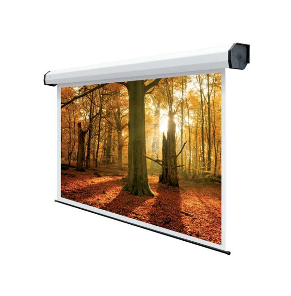 Ecran de proiectie Sopar Pearl, electric, perete, 350cm x 350cm,