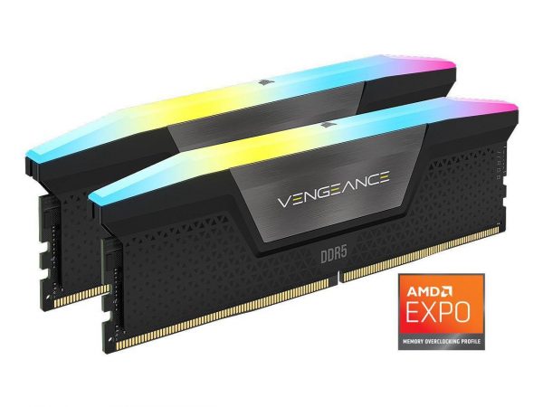 Memorie RAM Corsair Vengeance RGB 32GB DDR5 6000MHz CL30 Kit