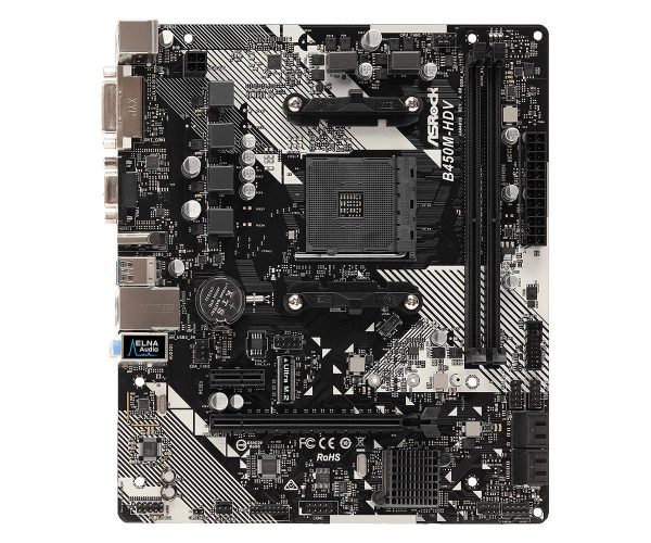Placa de baza ASRock B450M-HDV R4.0, Socket AM4 - imagine 4