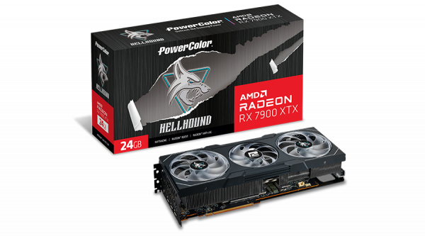 Placa Video POWERCOLOR Radeon RX7900 XTX HELLHOUND 24GB GDDR6 384