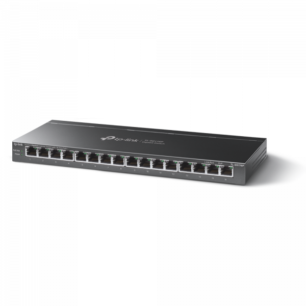 "16-Port Gigabit Desktop Switch with 16-Port PoE+ PORT: 16× Gigabit - imagine 3