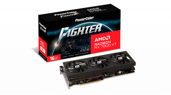 Placa Video POWERCOLOR FIGHTER AMD RADEON RX 7800 XT 16GB