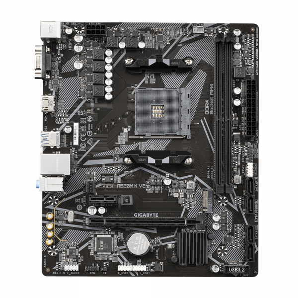 Placa de baza Gigabyte A520M K V2 AM4 - imagine 3