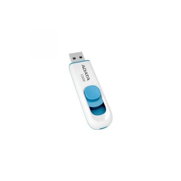 Memorie USB Flash Drive Adata C008, 64GB, USB 2.0, alb