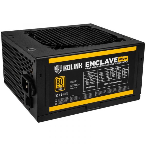 Sursa Kolink Enclave 500W 80 PLUS Gold
