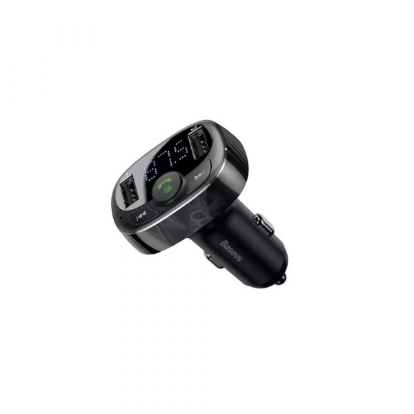 Modulator auto FM Baseus T-Typed, Bluetooth 4.2, 2 x USB