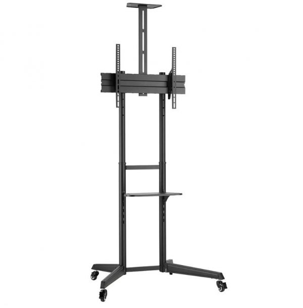 Stand podea mobil/fix Neomounts FL50-550BL1; pentru display-uri cu diagonale 37"-70", - imagine 3