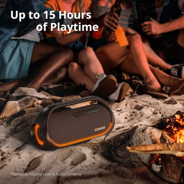 Tronsmart Bang Outdoor Party Bluetooth Speaker (Black) - imagine 6