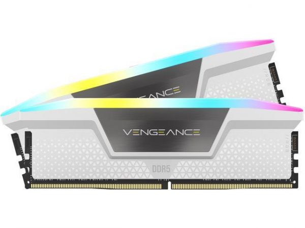 Memorie RAM Corsair Vengeance RGB White 32GB DDR5 5600MHz CL36