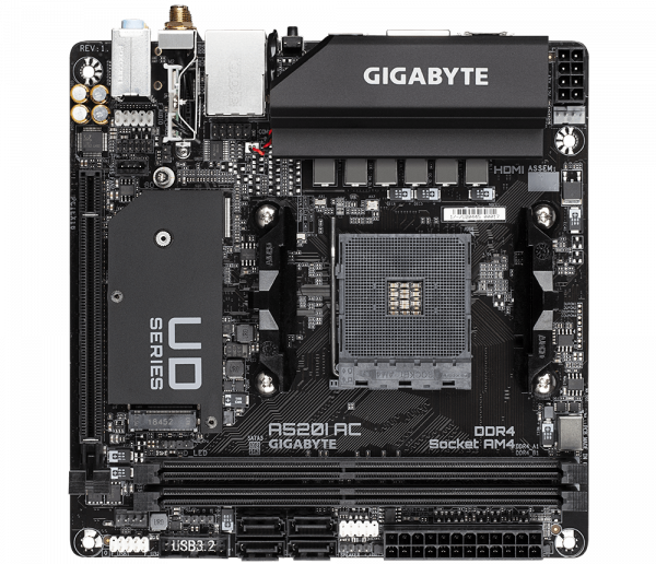 Placa de baza Gigabyte A520I AC AM4 DDR4 - imagine 3