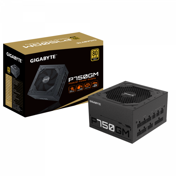 Sursa Gigabyte GP-P750GM, 80 PLUS® Gold, 750W - imagine 6