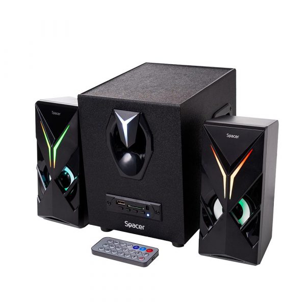 Boxe Spacer Gaming 2.1, 14W RMS ( 2x3W + 8W), - imagine 3
