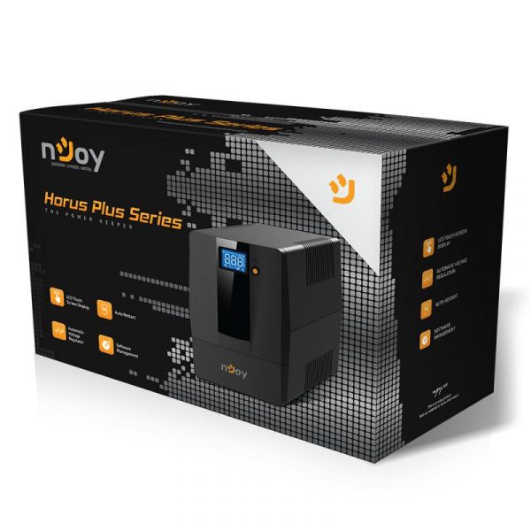 UPS nJoy Horus Plus 2000, 2000VA/1200W, Afisaj LCD cu ecran - imagine 5